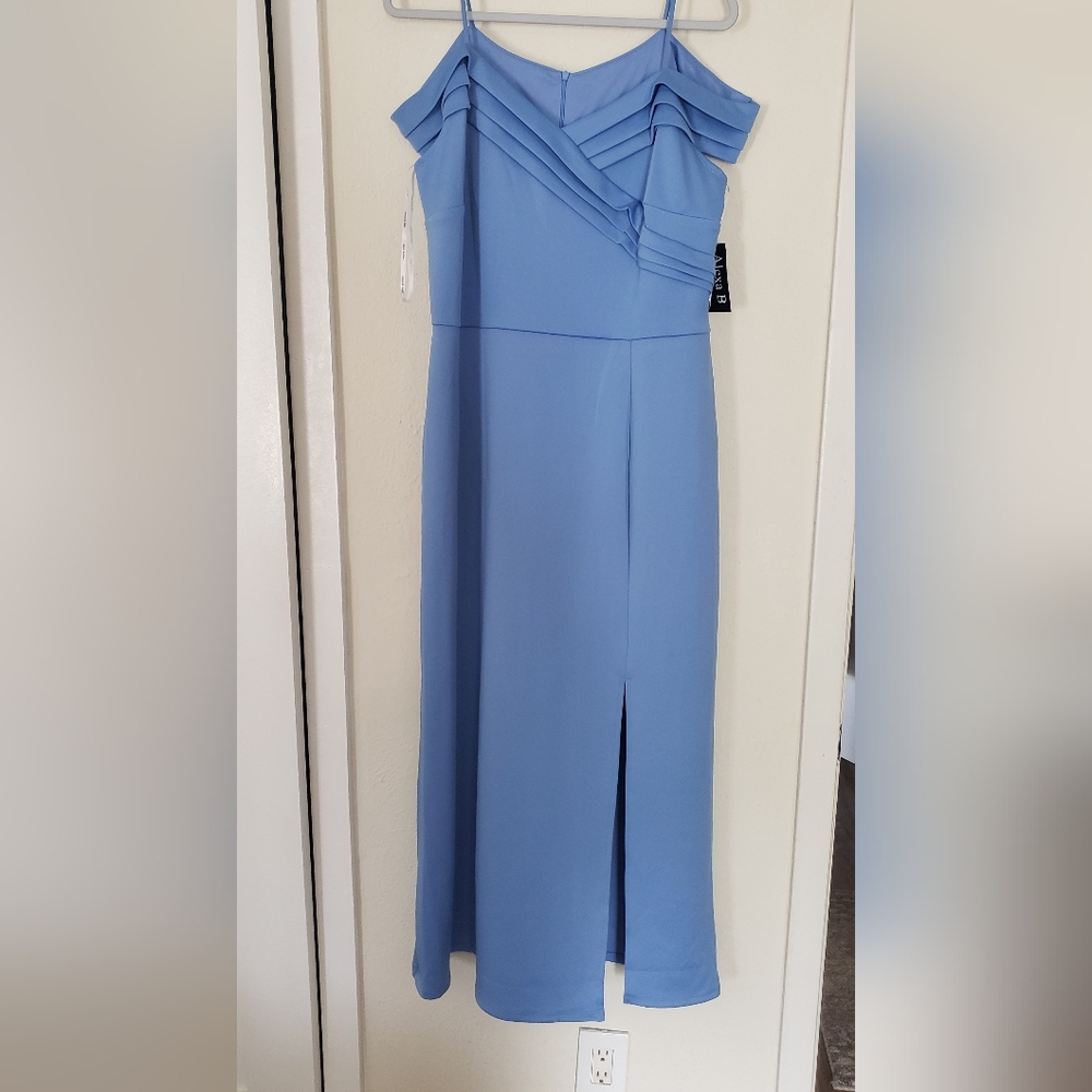 Alexa B Sky Blue Evening Dress